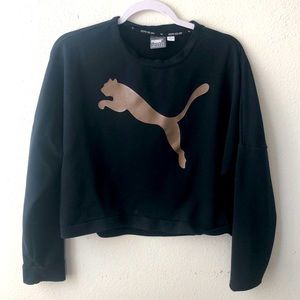 Women's Puma Black Sweat Shirt